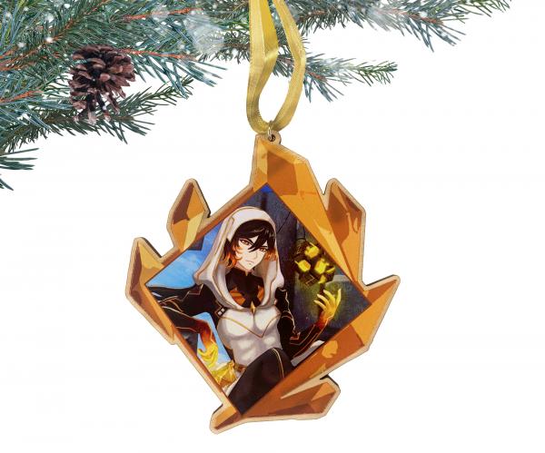 Genshin Impact - Zhongli - Wooden Ornament picture