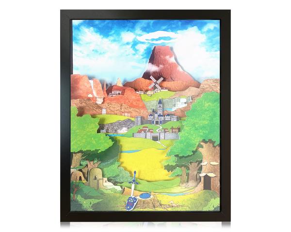 Ocarina of Time - Shadowbox Art
