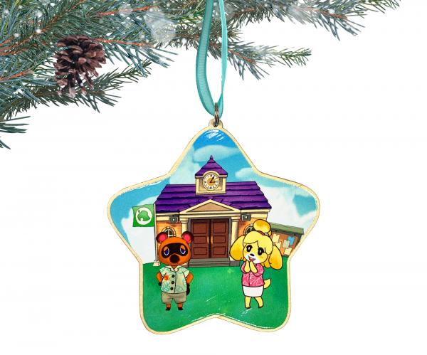 Animal Crossing Wood Ornament