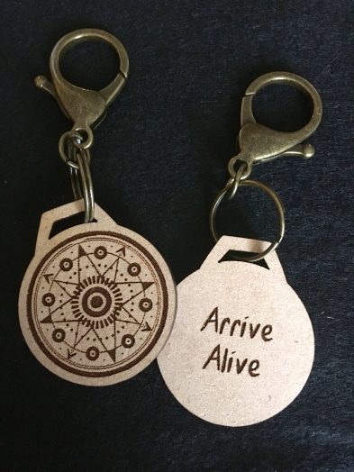 Arrive Alive Keychains picture