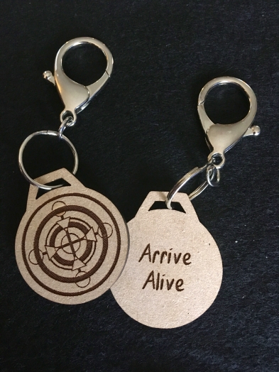 Arrive Alive Keychains picture