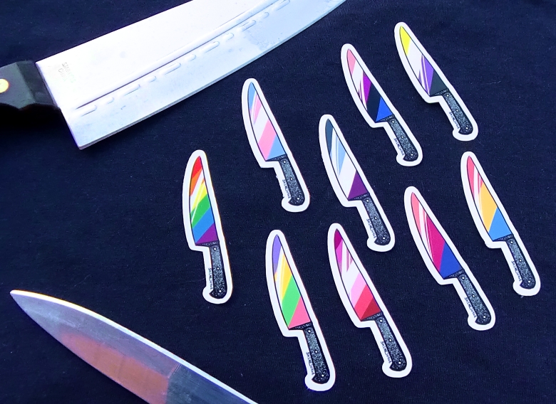 Pride Knife Stickers