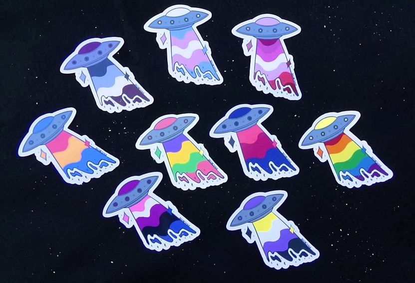 UFO Pride Stickers picture