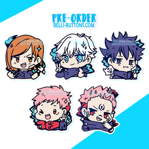 pre-order! jujutsu kaisen enamel pins picture