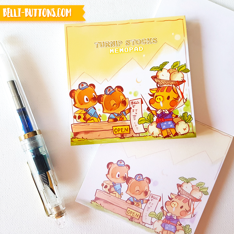 Animal crossing memopads picture