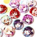 Genshin Impact button set (12)