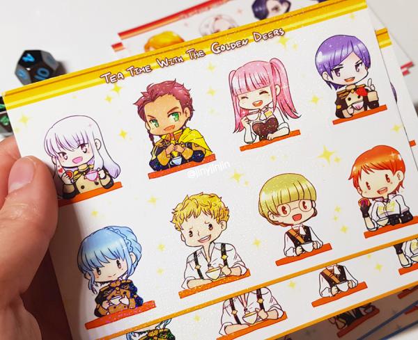 FE3h Tea time shiny sticker sheets picture