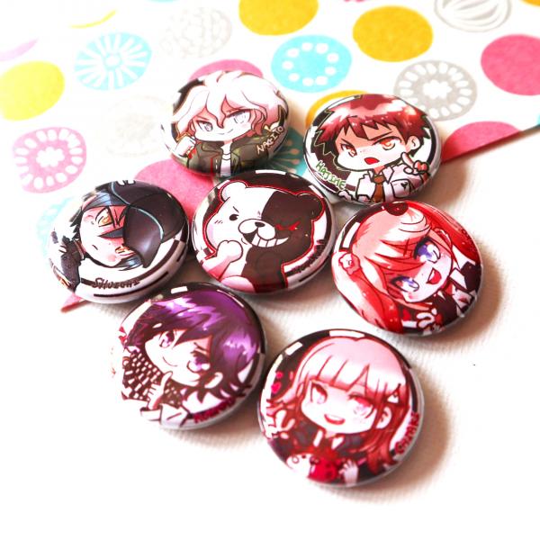 Danganronpa Button Set (7) picture