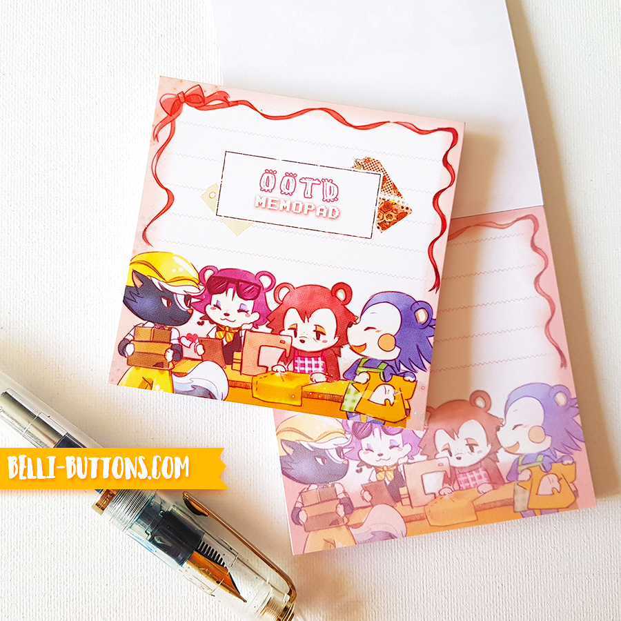 Animal crossing memopads picture