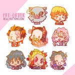 pre-order! Demon slayer enamel pins