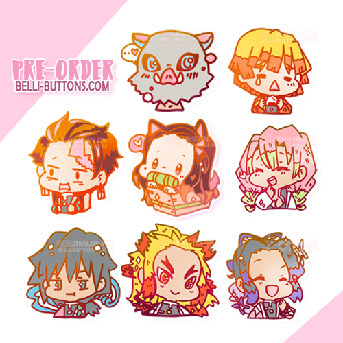 pre-order! Demon slayer enamel pins picture