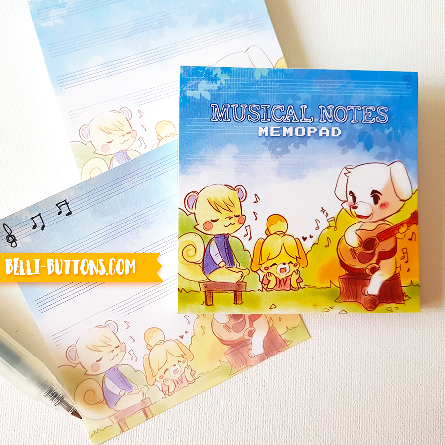 Animal crossing memopads picture