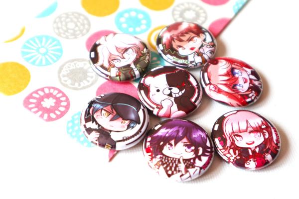 Danganronpa Button Set (7) picture