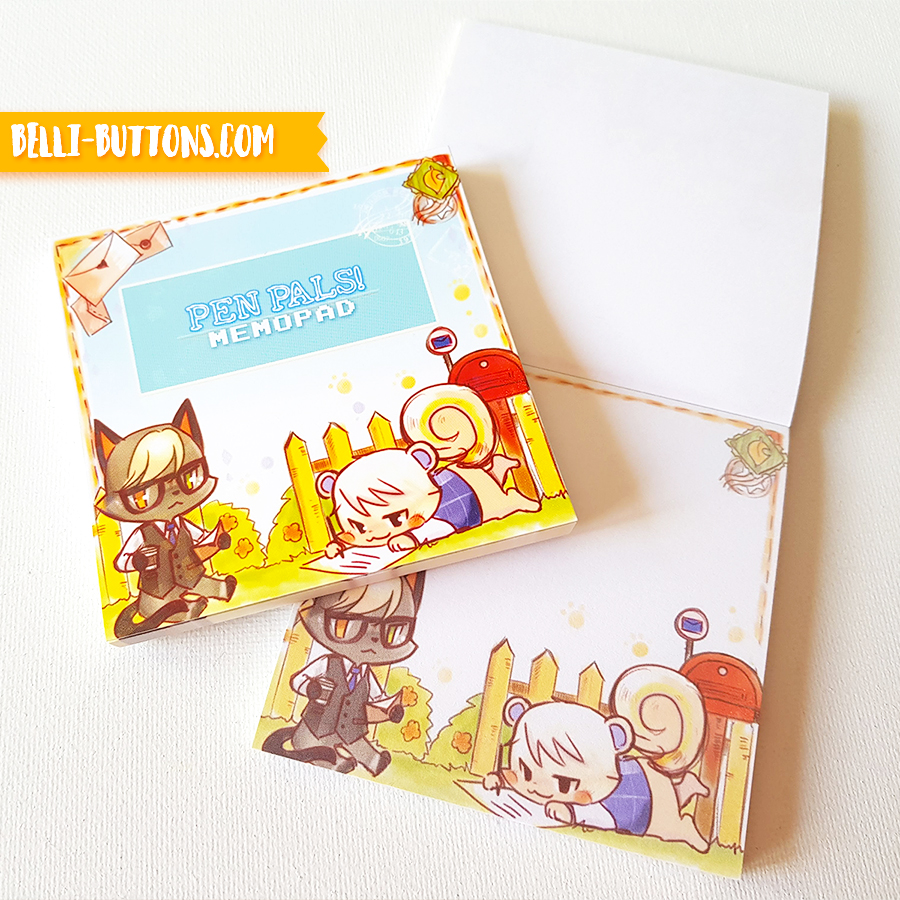 Animal crossing memopads picture