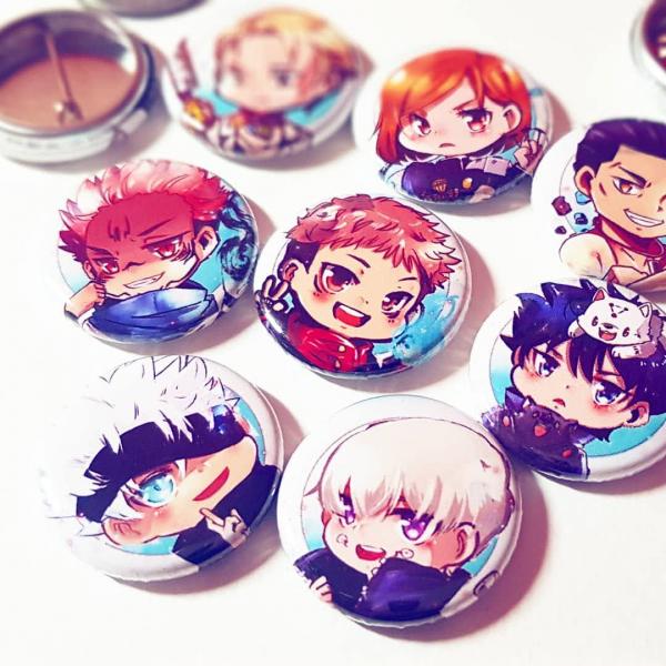 Jujutsu Kaisen button set (8) picture