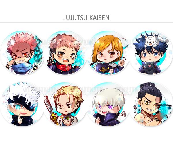 Jujutsu Kaisen button set (8) picture