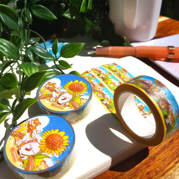 hamster field washi tape picture