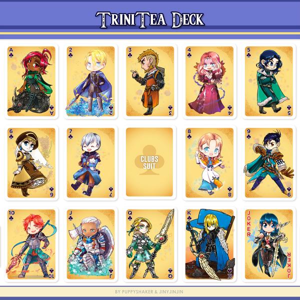 TriniTea Deck (FE3H playing card deck) picture