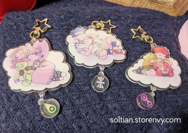 Digimon Cloud Keychains picture