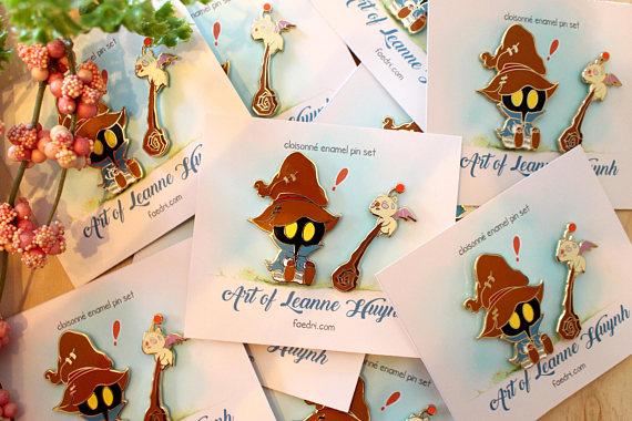 Vivi & Moogle Enamel Pins picture