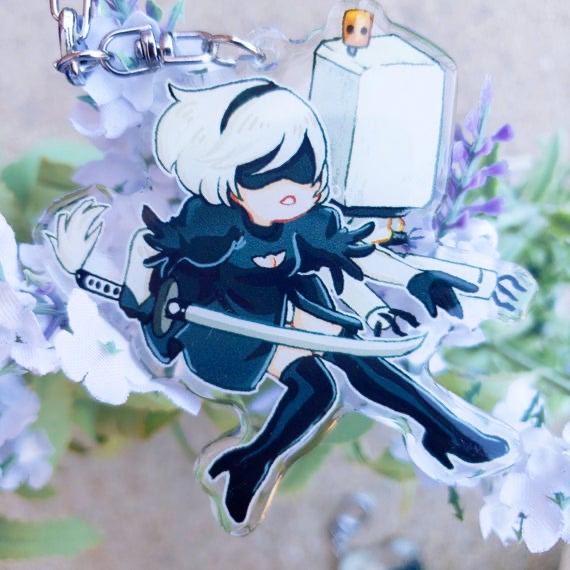 Nier 2.5 inch charms (2B, A2, 9S) picture