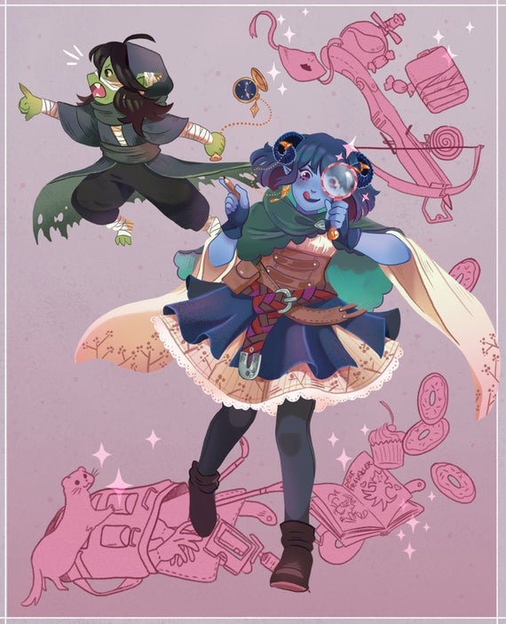 Critical Role Nott the Best Detectives medium print picture