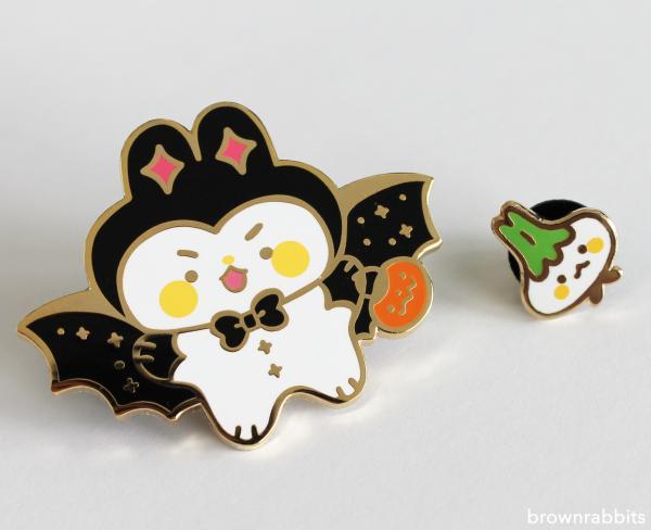 Bunny bat and garlic bro Enamel Pin picture