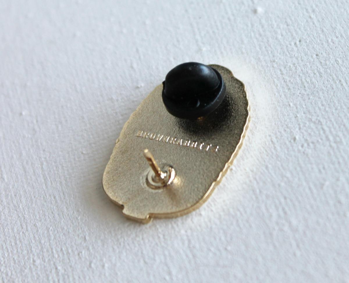 Egg and Rice Enamel Pin picture