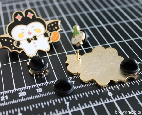 Bunny bat and garlic bro Enamel Pin picture