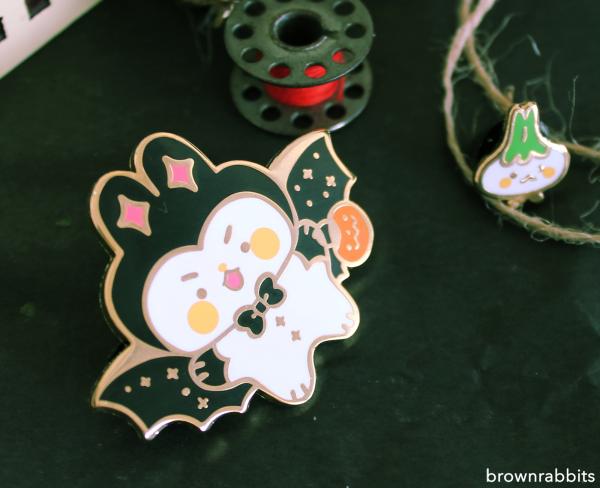 Bunny bat and garlic bro Enamel Pin picture