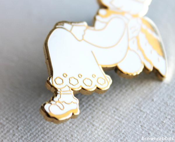 Angel Bunny Enamel Pin picture