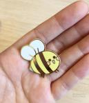 Bee Happy - Enamel Pin 1.25"