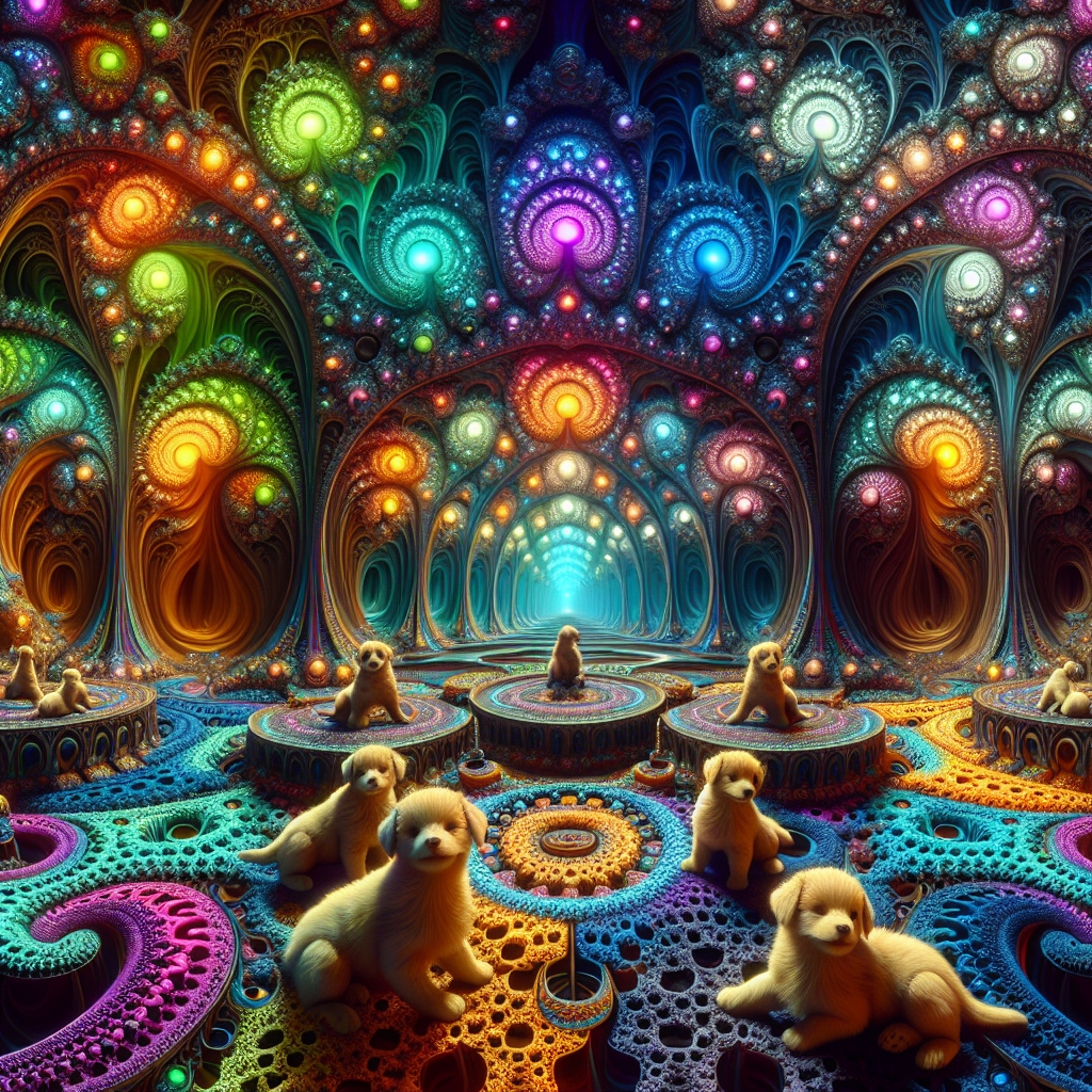 Psychedelic Fractals & Hybrids for ChromaDepth 3D Glasses picture