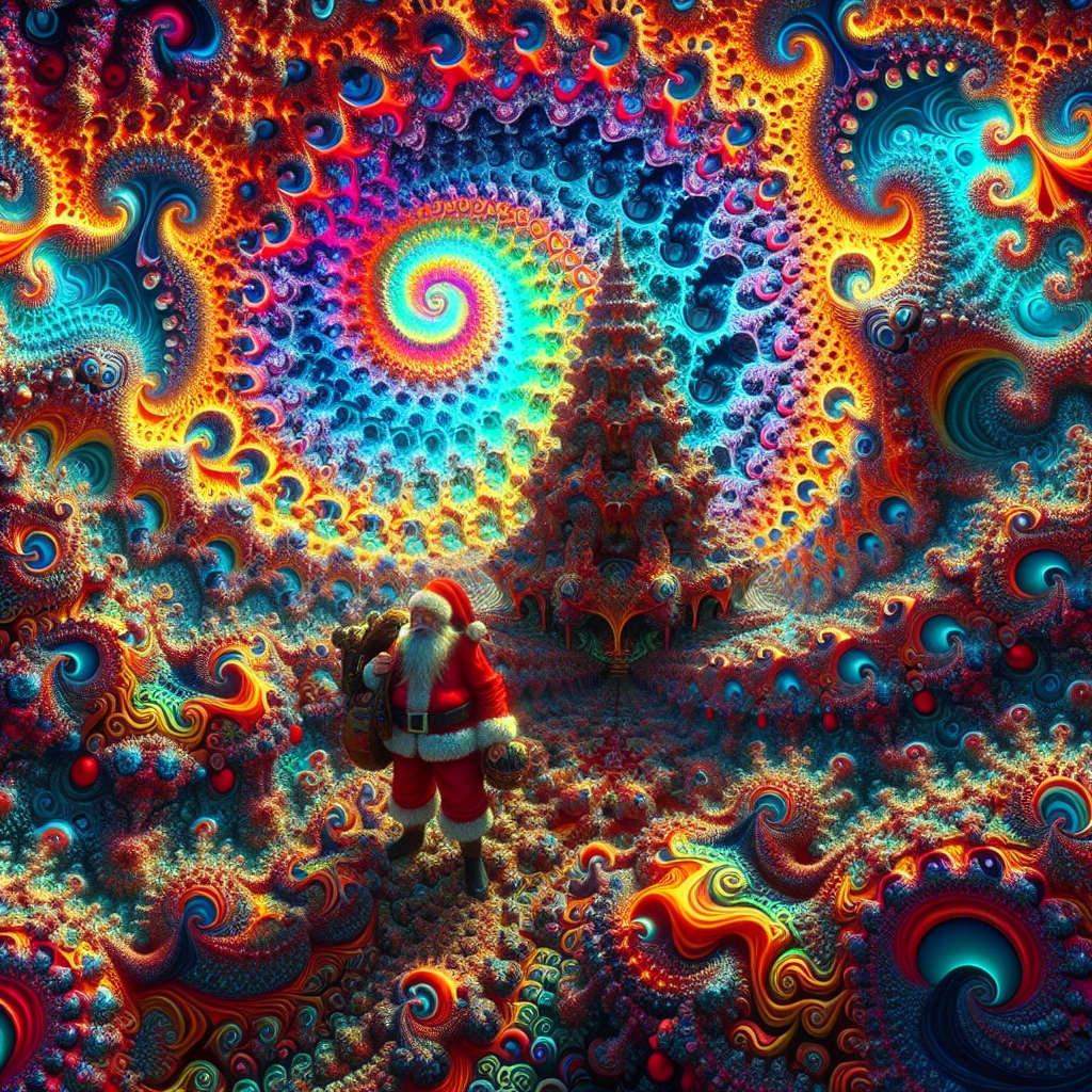 Psychedelic Fractals & Hybrids for ChromaDepth 3D Glasses picture