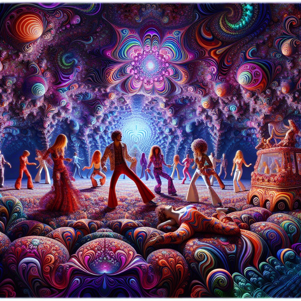 Psychedelic Fractals & Hybrids for ChromaDepth 3D Glasses picture