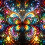 Psychedelic Fractals & Hybrids for ChromaDepth 3D Glasses