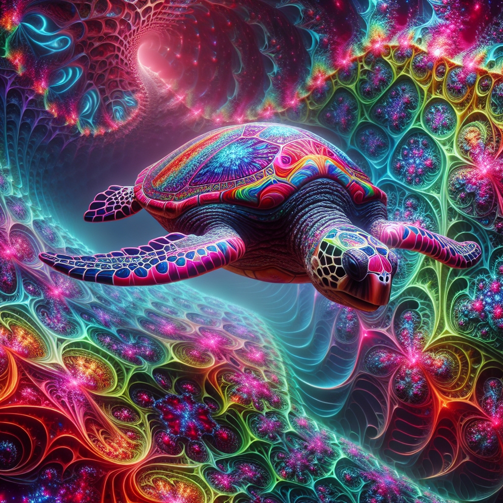 Psychedelic Fractals & Hybrids for ChromaDepth 3D Glasses picture