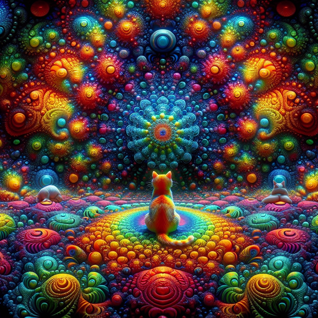 Psychedelic Fractals & Hybrids for ChromaDepth 3D Glasses picture