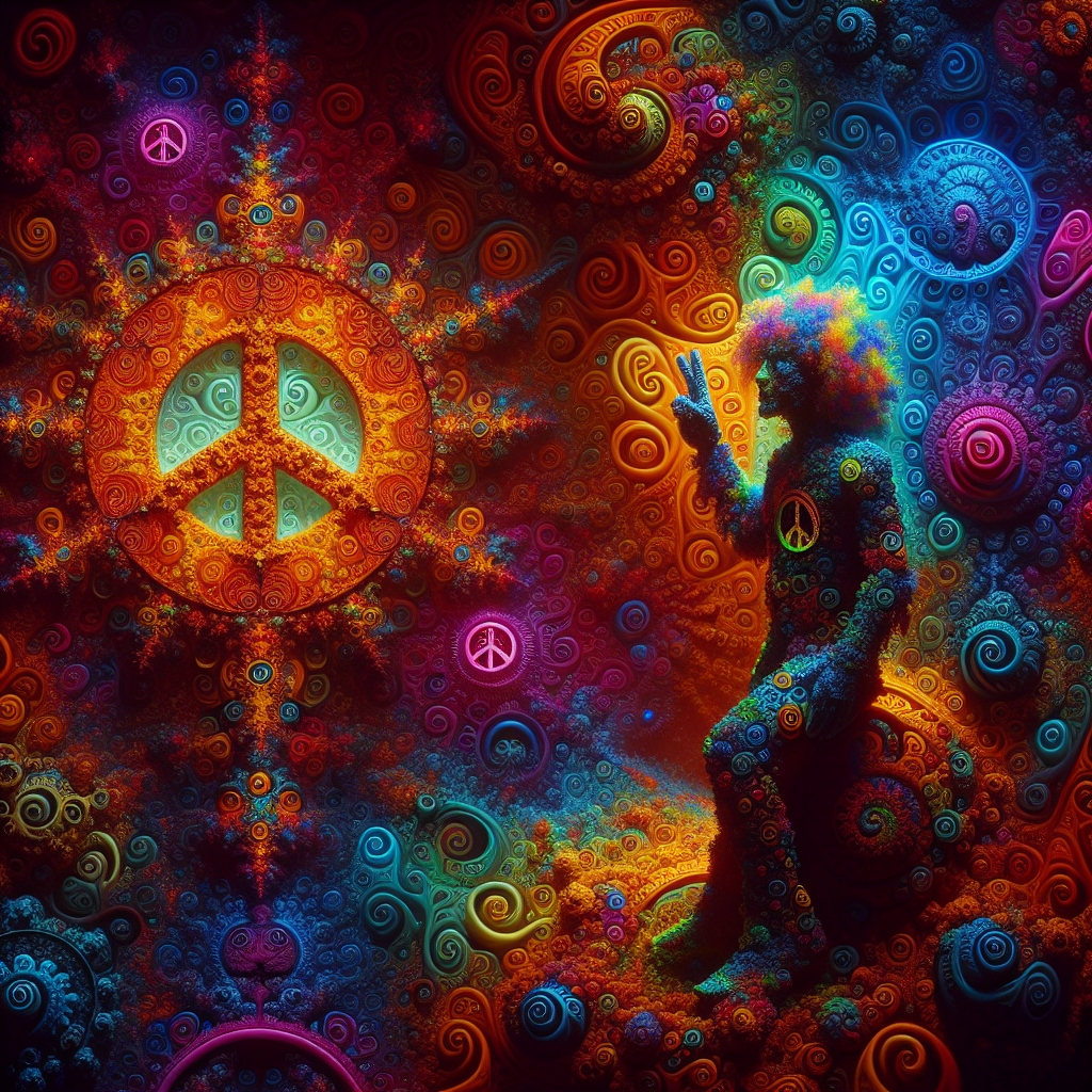 Psychedelic Fractals & Hybrids for ChromaDepth 3D Glasses picture