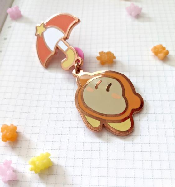 Kirby/Waddle Dee Dangling Enamel Pins picture