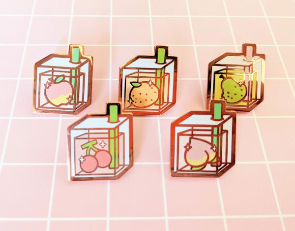 AC Fruit Juice Enamel Pins picture