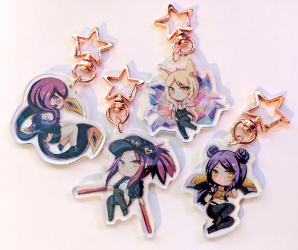 KDA Holographic Charms