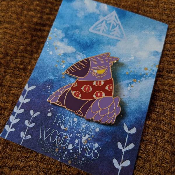 Night Crow 'From the Woodlands' Enamel Pin picture