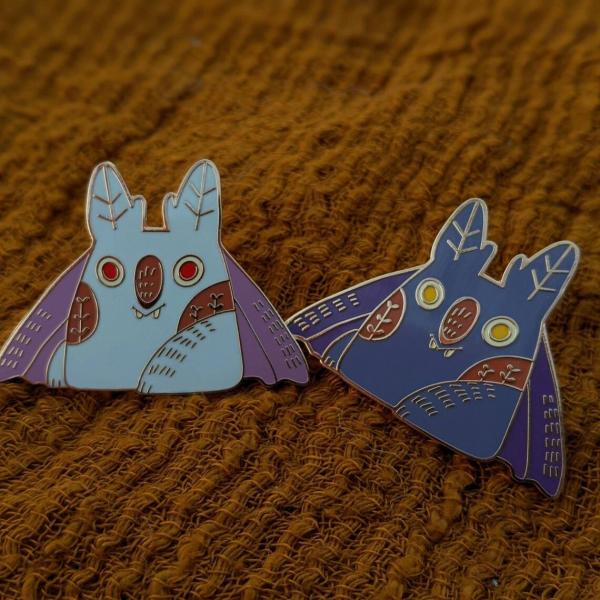 Ill-Begotten Bat: Night Edition Hard Enamel Pin picture