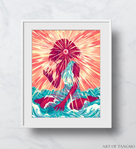 Prophecy Art Print | Ocean Tides | Surreal picture