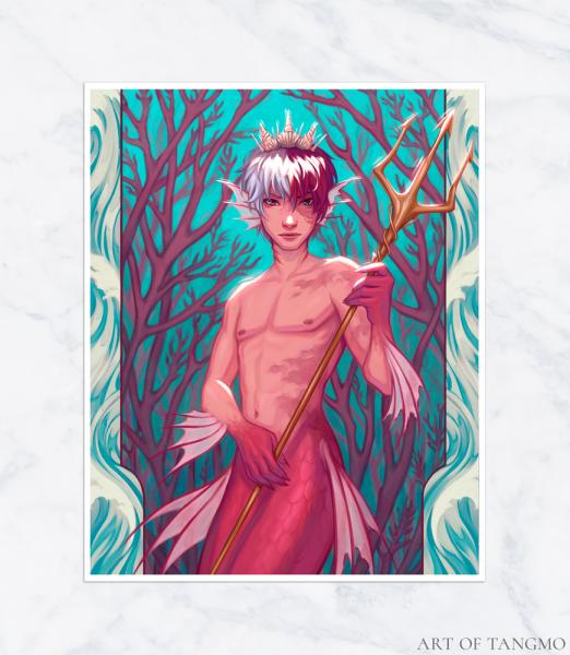 Heir to the Sea: Todoroki Shouto | Fantasy Mermaid Prince | BNHA picture