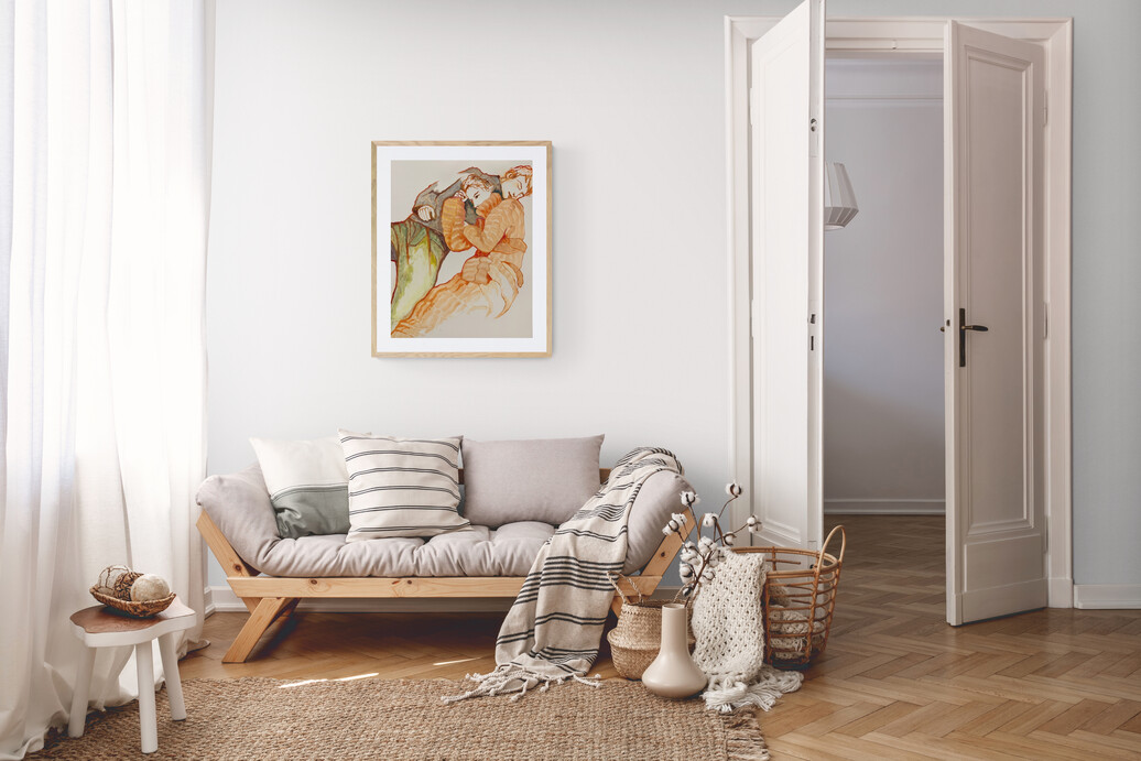 The orange pullover picture