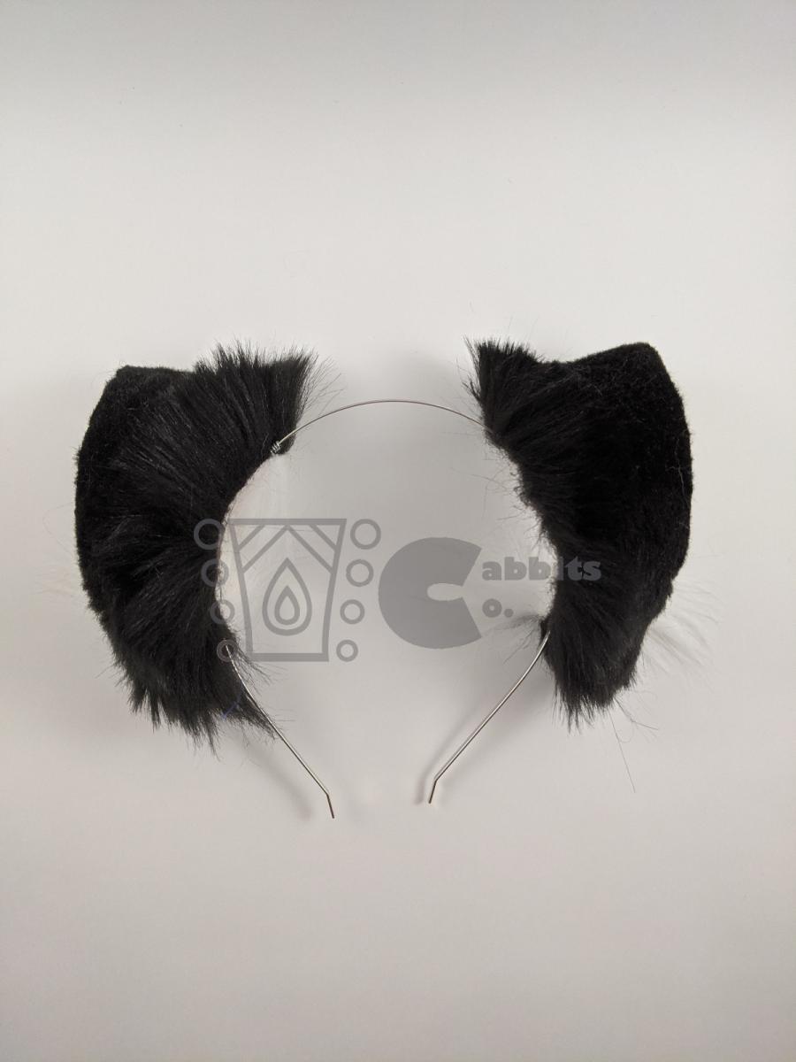 Mini Kitten Ears in Black and White picture