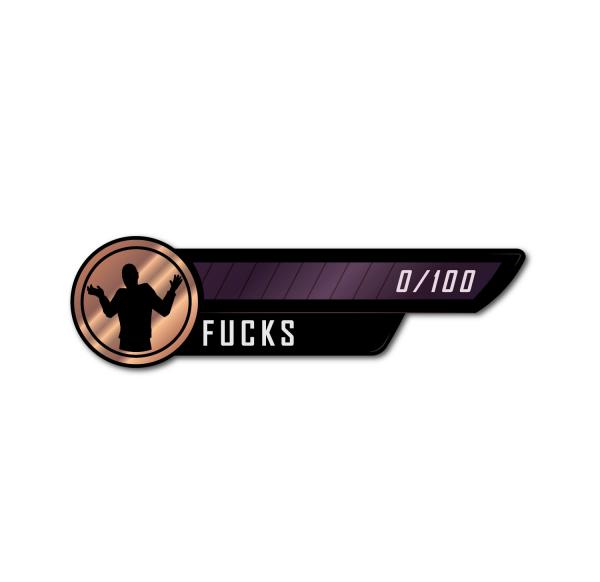 Fucks Meter Sticker