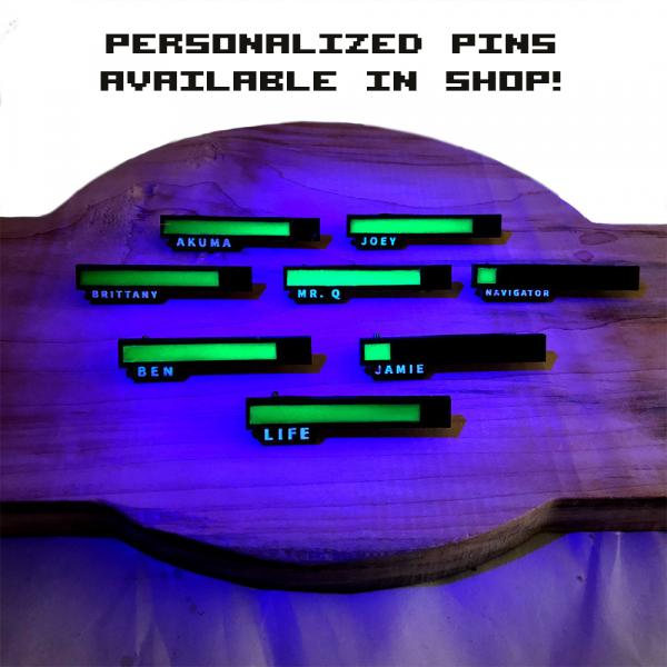 Glowing Life Bar Pin picture
